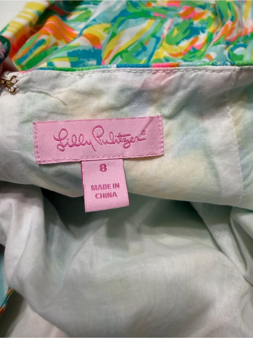 Lilly Pulitzer Courtney Shift Dress in Sea Salt and Sun Size - Picture 5 of 5